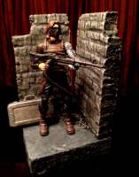 Damaged Wall Mini Diorama (Marvel Legends) Custom Diorama / Playset