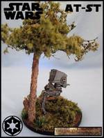 AT-ST Micro Machine (Star Wars) Custom Diorama / Playset