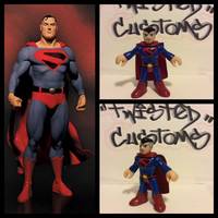 Imaginext superman kingdom come version (Superman) Custom Miniature / Figurine