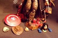 All New Wolverine w unmasked head and alt hands (Marvel Legends) Custom Action Figure