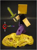 Minecraft Ryden (Minecraft) Custom Miniature / Figurine