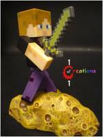 Minecraft Ryden (Minecraft) Custom Miniature / Figurine
