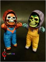 SkelePatchKid (Beast Man) (Masters of the Universe) Custom Miniature / Figurine