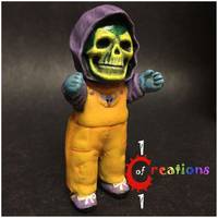 SkelePatchKid (Skeletor) (Masters of the Universe) Custom Miniature / Figurine