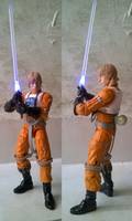 Luke Light Saber Led (Star Wars) Custom Action Figure