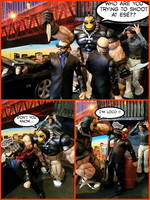 Clownface and Panda (Legendary Comic Book Heroes) Custom Action Figure