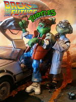 Turtles in Time (Back to the Future) Custom Action Figure