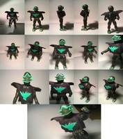 NEW CHRONIC STONE EMO RANGER 10 year anniversary (Power Rangers) Custom Action Figure