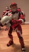 oddballers team skull carrier (codename retro) (Halo) Custom Action Figure