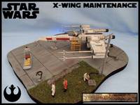 X-Wing (Star Wars) Custom Diorama / Playset