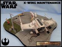 X-Wing (Star Wars) Custom Diorama / Playset