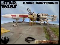 X-Wing (Star Wars) Custom Diorama / Playset