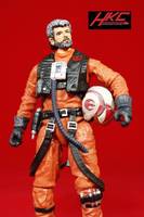 Jorg Sacul (George Lucas) Resistance pilot The Force Awakens (Star Wars) Custom Action Figure