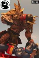 Feel the Wrath of Shao Kahn (Mortal Kombat) Custom Action Figure [Ground & Pound]
