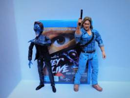 They Live alien (Horror) Custom Action Figure [THEY LIVE ALIEN WITH JOHN NADA]