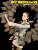 Resistance Rey (Star Wars TFA) (Star Wars) Custom Action Figure