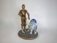 R2-d2 & C-3po (Star Wars) Custom Diorama / Playset