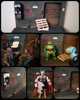 Urban Alley (Teenage Mutant Ninja Turtles) Custom Diorama / Playset