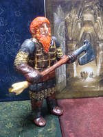Young Dwarf Warrior(Figurine) (Hobbit) Custom Miniature / Figurine [Young Dwarf Warrior]