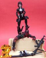 Domino(X-Force) (Marvel Legends) Custom Action Figure