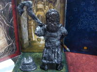 Dwarf Warrior w/scythe(Figurine) (Hobbit) Custom Miniature / Figurine [Dwarf w/scythe]