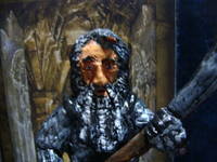 Dwarf Warrior w/scythe(Figurine) (Hobbit) Custom Miniature / Figurine [Dwarf Warrior w/scythe]