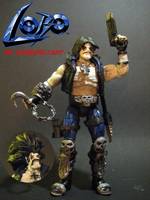Lobo - with alternate heads (DC Infinite Heroes) Custom Action Figure