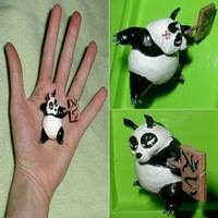 Genma Saotome (Panda Form) (Anime) Custom Miniature / Figurine