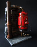 Bodacious Boiler (Teenage Mutant Ninja Turtles) Custom Diorama / Playset