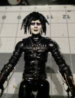 Edward Scissorhands (Edward Scissorhands) Custom Action Figure [Close up of face/hair]