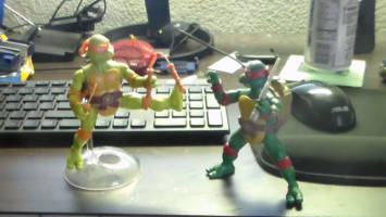 80s TMNT Michelangelo and Raphael (Teenage Mutant Ninja Turtles) Custom Action Figure