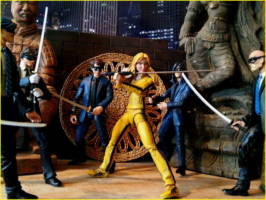 Beatrix Kiddo (Comic Style) (Kill Bill) Custom Action Figure [Sword play fight against O'ren Ishii Crazy 88]