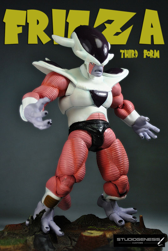 Frieza 3rd Form Dragonball Z Custom Action Figure