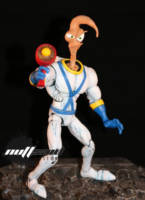Earthworm Jim (Earthworm Jim) Custom Action Figure