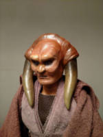 Saesee Tiin & Agen Kolar (Star Wars) Custom Action Figure [Saesee Tiin close up]