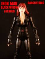 Iron Man 1 Black Widow avenger 6.5" (Iron Man) Custom Action Figure