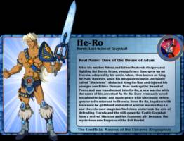 HE-RO heroic last scion of grayskull (Masters of the Universe) Custom Action Figure