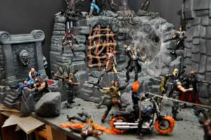 Blade and the Nightstalkers (Marvel Universe) Custom Diorama / Playset