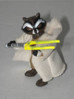 Rocket - Racoon Jedi Knight (Star Wars) Custom Action Figure