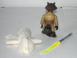 Rocket - Racoon Jedi Knight (Star Wars) Custom Action Figure [Back View]
