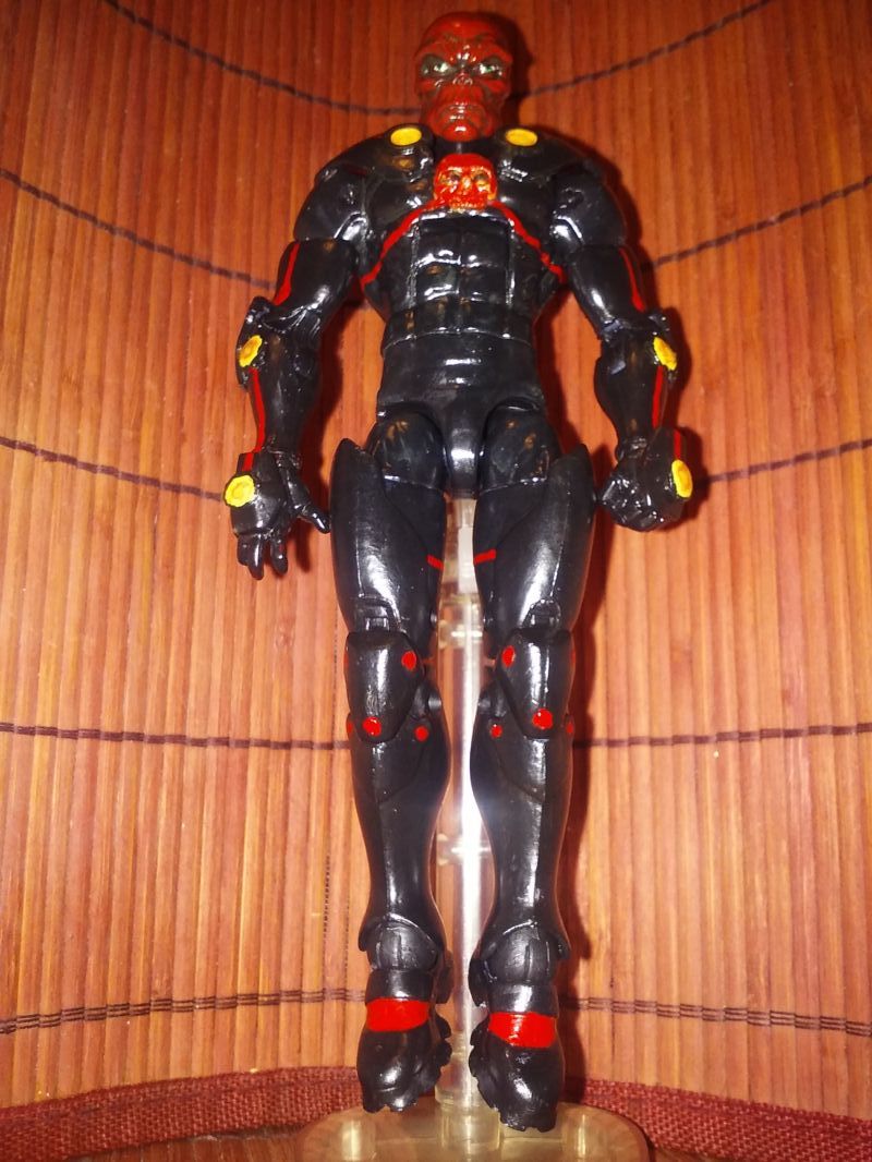 kunst krigerisk Spytte ud Iron Skull (Red Skull-Iron Man armor) (Marvel Legends) Custom Action Figure