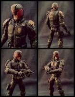 DREDD - 2012 Movie Version - Karl Urban - 7 Inch (Judge Dredd) Custom Action Figure