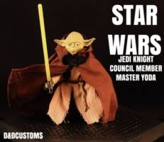 STAR WARS JEDI knight master YODA 6" (Star Wars) Custom Action Figure [CUSTOM STAR WARS BLACK SERIES 6" 1:12TH SCALE JEDI KNIGHT MASTER COUNCIL MEMBER YODA]