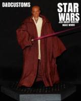 STAR WARS Jedi Master Mace Windu 2.0  6" (Star Wars Clone Wars) Custom Action Figure