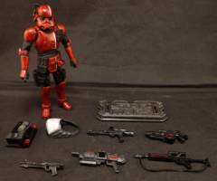 Crimson Imperial Commando Officer (Star Wars) Custom Action Figure