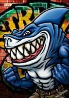 Ripster- Street Sharks By MeMadeCustoms (Street Sharks) Custom Action Figure