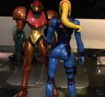 Samus Aran metroid action figure. (Nintendo) Custom Action Figure