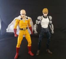 Saitama and Genos (One Punch Man) Custom Action Figure