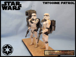 Tatooine Patrol (Star Wars) Custom Diorama / Playset
