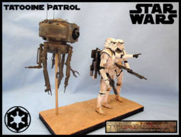 Tatooine Patrol (Star Wars) Custom Diorama / Playset